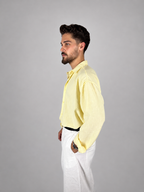 Ekru Keten Baggy pantolon