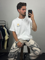 Beyaz Paris-France Oversize Tshirt