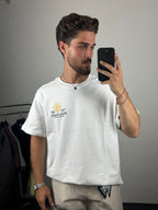 Beyaz Paris-France Oversize Tshirt