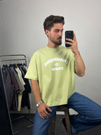 Fıstık Yeşil Champions Crew Boxy Fit T-shirt