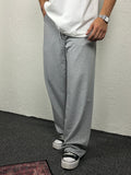 Gri Flare Paça Basic Eşofman