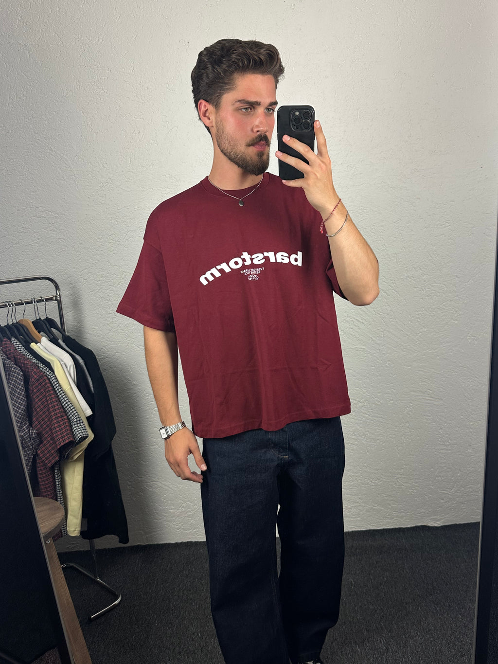 Bordo Bar Storm Boxy Fit T-shirt