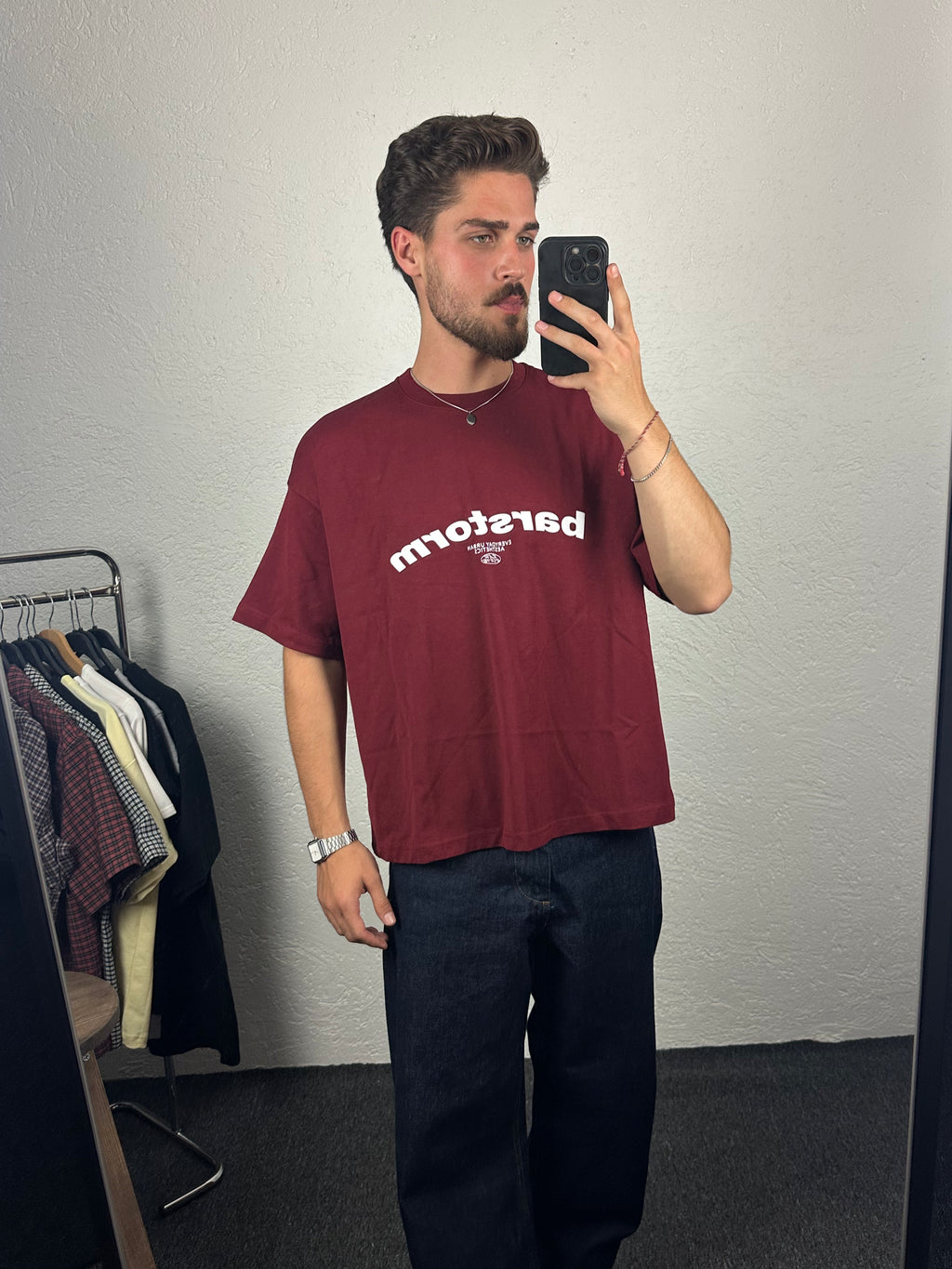 Bordo Bar Storm Boxy Fit T-shirt