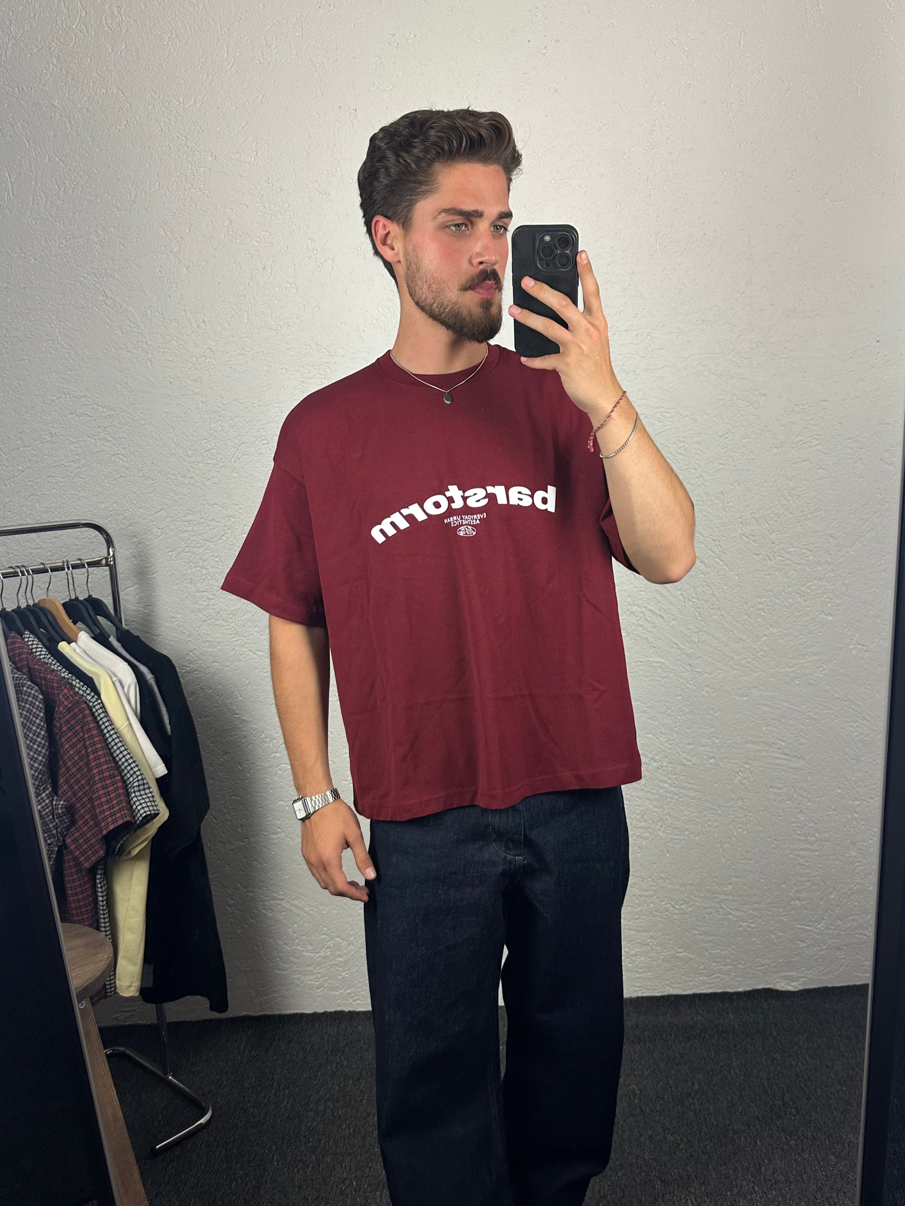 Bordo Bar Storm Boxy Fit T-shirt