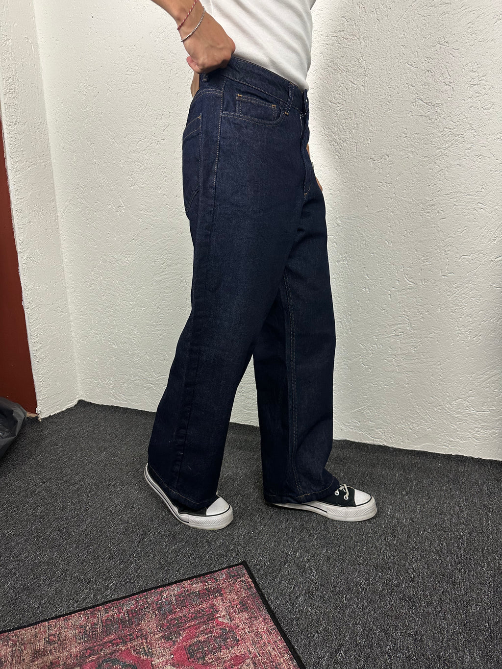 Koyu Lacivert Baggy Pantolon