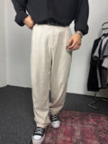 Taş Keten Baggy Pantolon