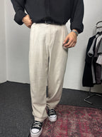 Taş Keten Baggy Pantolon