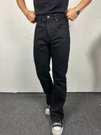Siyah Flare Paça Pantolon