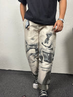 Baskılı Baggy Pantolon