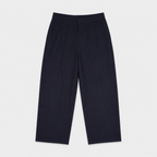 Lacivert Keten Baggy pantolon