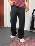 Siyah Flare Paça Basic Eşofman