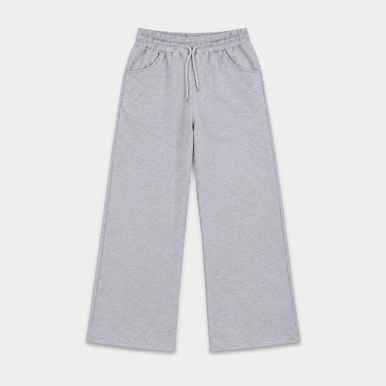 Flare Paça Basic Gri Eşofman